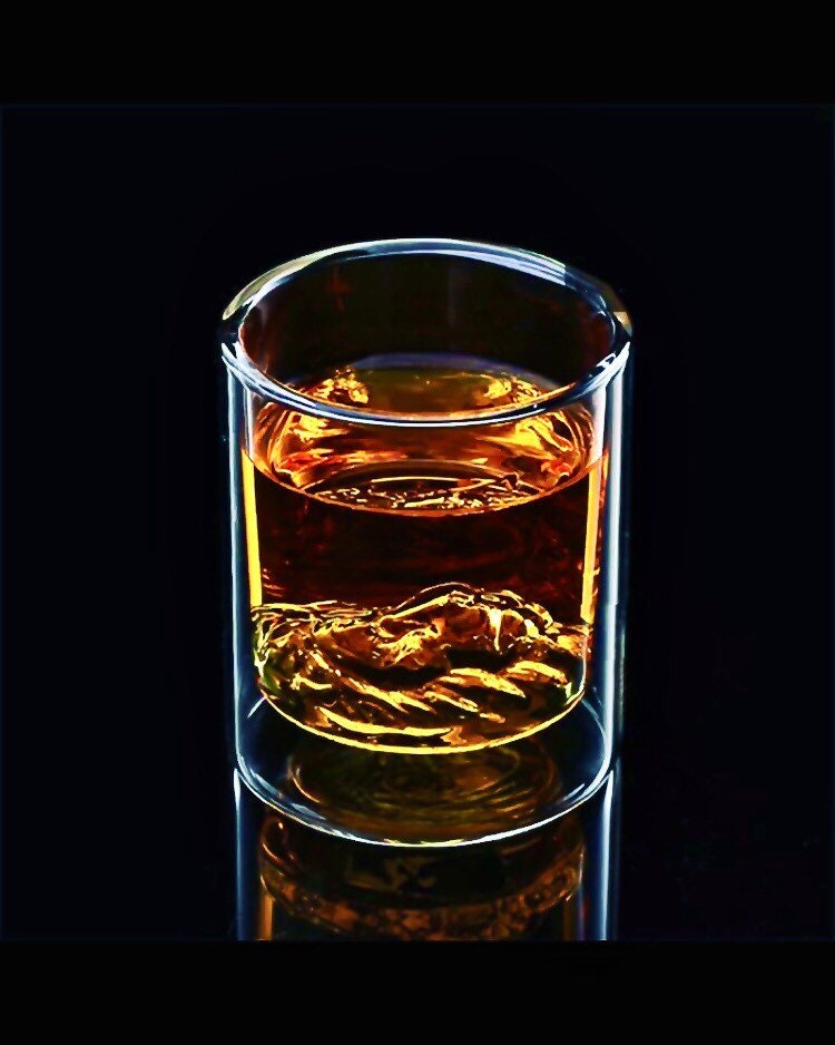 Lion Whiskey Glass, 3D Whiskey Glass, Unique Whiskey Glass, Unique Gifts For Him, Barware Set, Groomsmen Gift