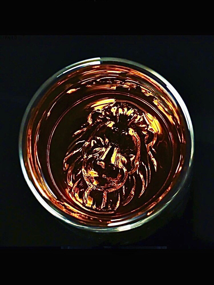 Lion Whiskey Glass, 3D Whiskey Glass, Unique Whiskey Glass, Unique Gifts For Him, Barware Set, Groomsmen Gift