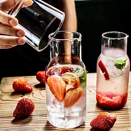 Bedside Carafe, Carafe Set, Bedside Water Carafe, Tumbler, Carafe and Glass Set, 2-Piece Set, 400ml, 570ml, Gift Set