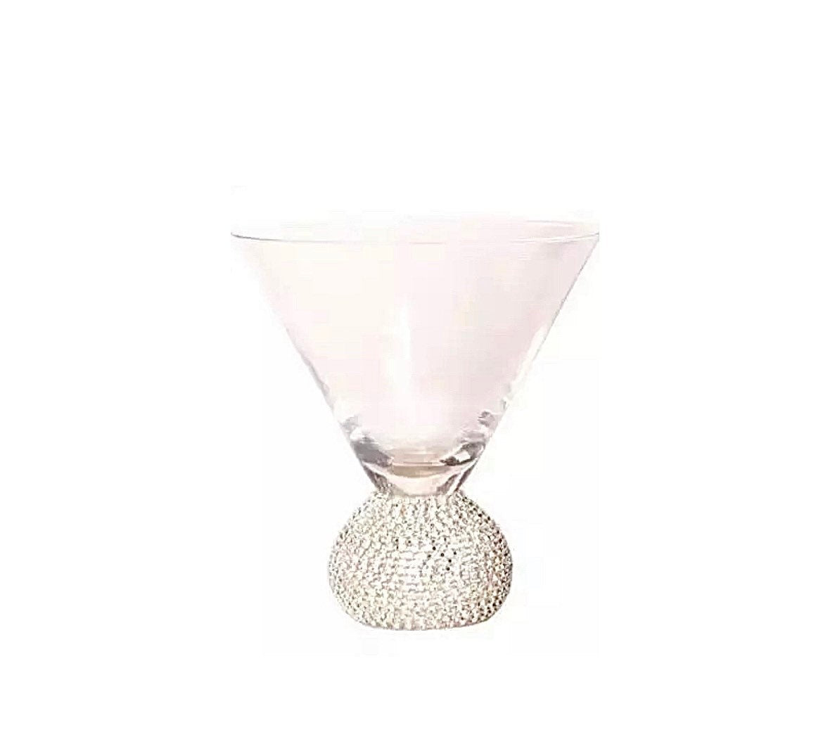 Cocktail Glass Set, Bling Martini Glasses, Gold Cocktail Glass Set, Diamond Rhinestone Stem, Unique Barware, Gifts For Her, Wedding Gifts