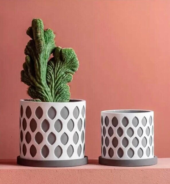 Color Pop Planter Pot with Drainage | Colorful Plant Pots | Indoor Planter | Drainage Tray | 3 Pastel Colors | 4 Inch | 6 Inch Planter
