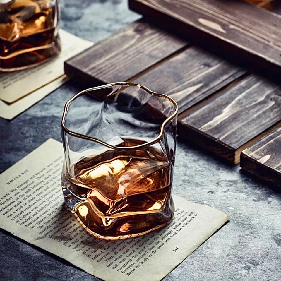 Frosted Whiskey Glasses, Whiskey Glass Set, Whiskey Glass, Scotch Glasses, Barware Set, Gifts For Him, Groomsmen Gift, Father's Day Gift