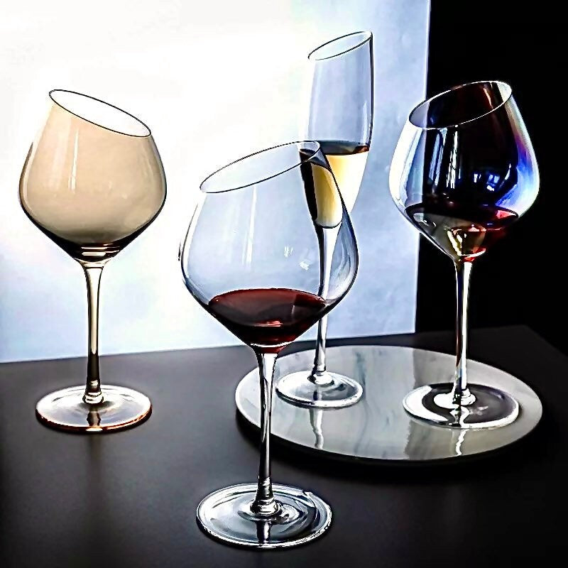 Rainbow Wine Glass, Pink Wine Glasses, Unique Wine Glasses, Barware Set, Unique, Cocktail Glasses, Gifts For Her, Wedding Gift, Christmas