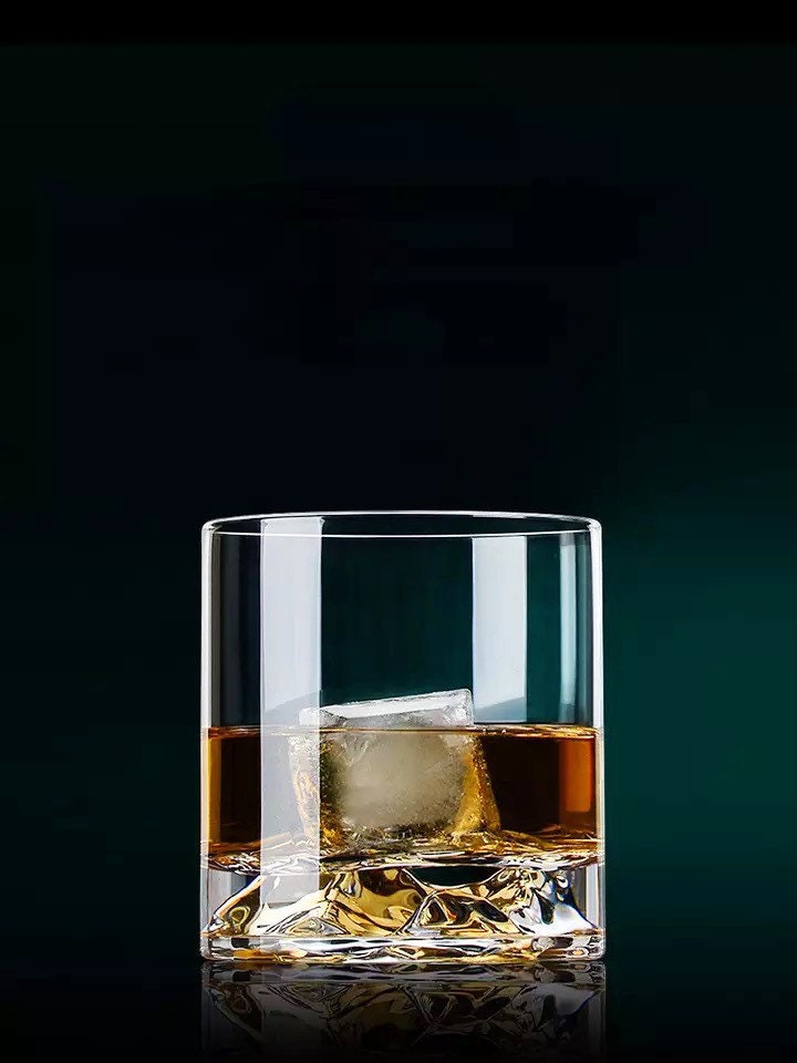 Rocky Mountain Whiskey Glasses, Unique Whiskey Glasses, 3D Whiskey Glass, Barware Set, Unique Gifts For Him, Groomsmen Gift, Father’s Day