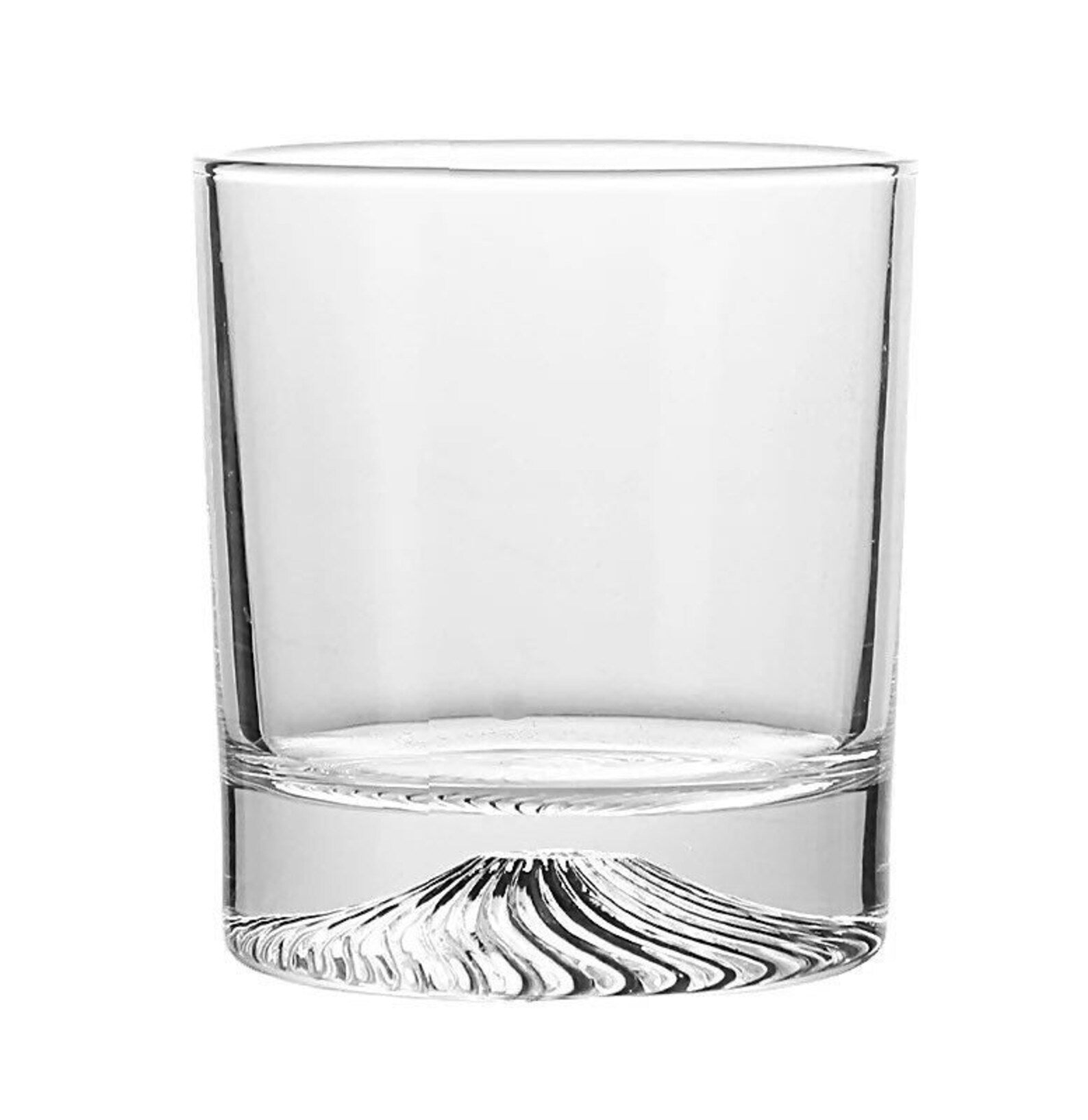 Mountain Peak Whiskey Glass with Matching Wooden Base — everdreamcraft