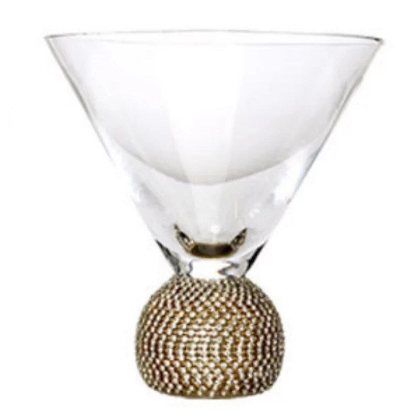 Amber Cocktail Glass, Jewelled Martini Glass, Rhinestone Stem, Unique Barware Glass, Gifts for Her