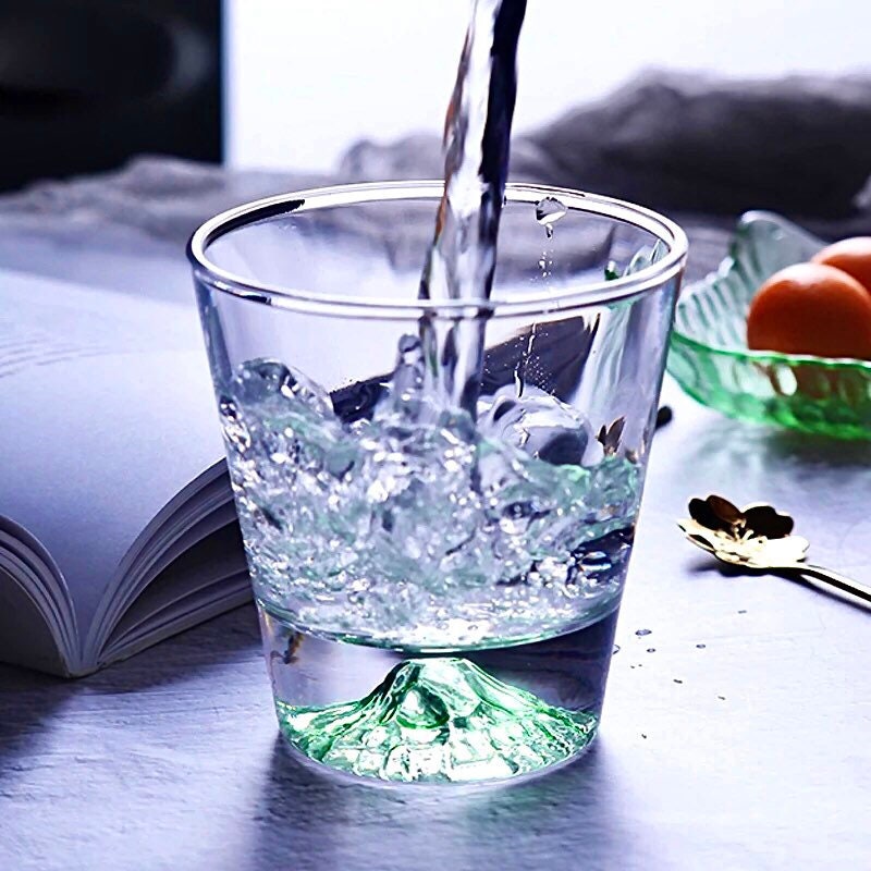 Mountain Whiskey Glass, Whiskey Glass Set, Unique Rocks Whiskey Glass, Whiskey Glasses, Barware Set, Gifts For Him, 300ml