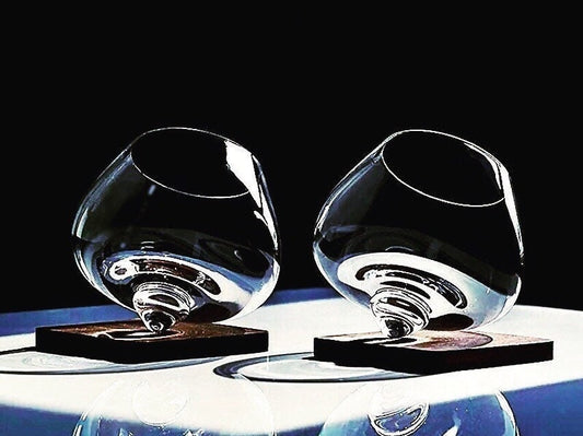 Spinning Whiskey Glass, Rotating Wine Glasses, Wine Glass Set, Liquor Glass Set, Unique Barware Set, Gifts For Him, Gifts For Her