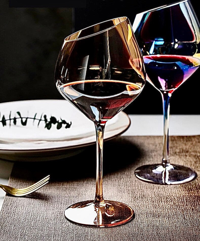 Rainbow Wine Glass, Pink Wine Glasses, Unique Wine Glasses, Barware Set, Unique, Cocktail Glasses, Gifts For Her, Wedding Gift, Christmas