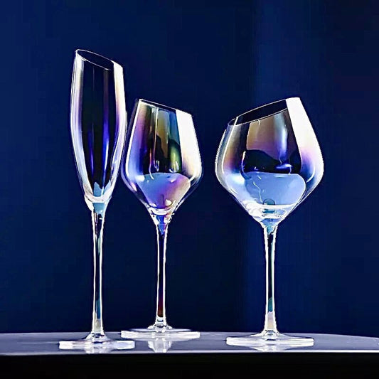 Rainbow Wine Glass, Pink Wine Glasses, Unique Wine Glasses, Barware Set, Unique, Cocktail Glasses, Gifts For Her, Wedding Gift, Christmas